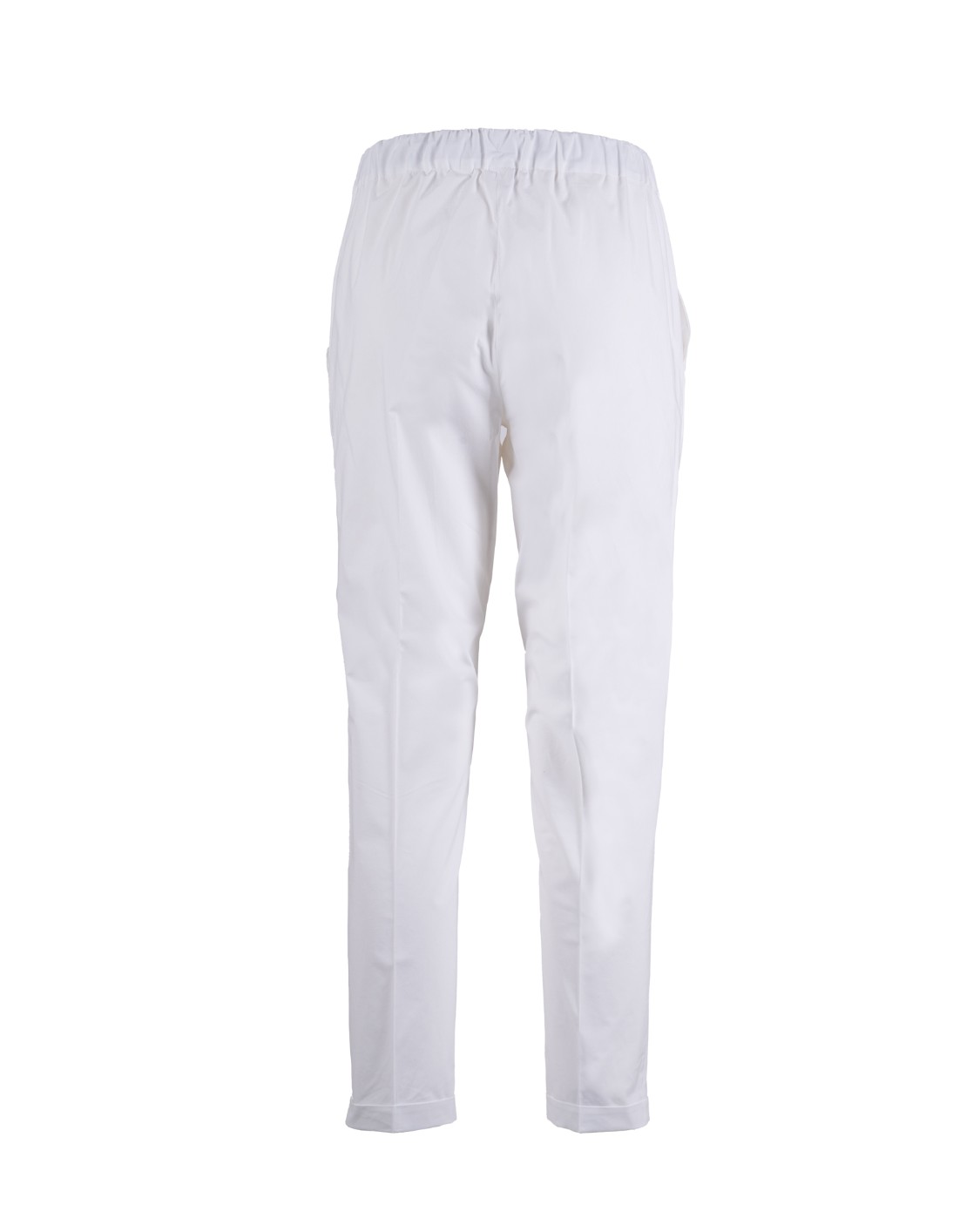 shop ANTONELLI  Pantalone: Antonelli pantaloni "Rosalba" in cotone elasticizzato.
Elastico in vita.
Vestibilità morbida.
Tasche laterali a filetto.
Risvolte in fondo.
Composizione: 95% Cotone, 5% Elastan.
Made in Italy.. ROSALBA B8557N 135B-020 number 9675579
